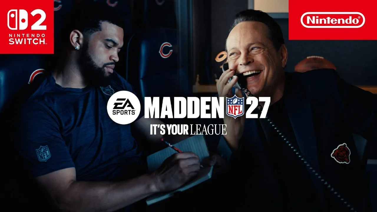 Madden NFL 27 em destaque no trailer oficial para Nintendo Switch 2