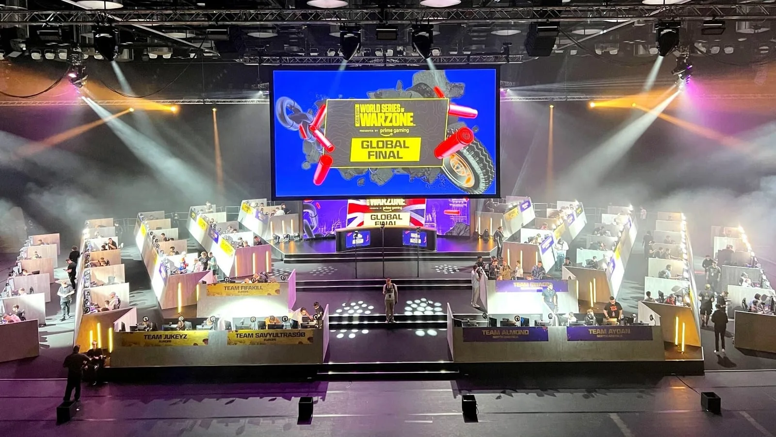 Palco da Warzone Resurgence Series