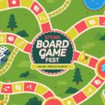 Pôster oficial do DICE CON 2026 mostrando evento de jogos de tabuleiro em Pequim