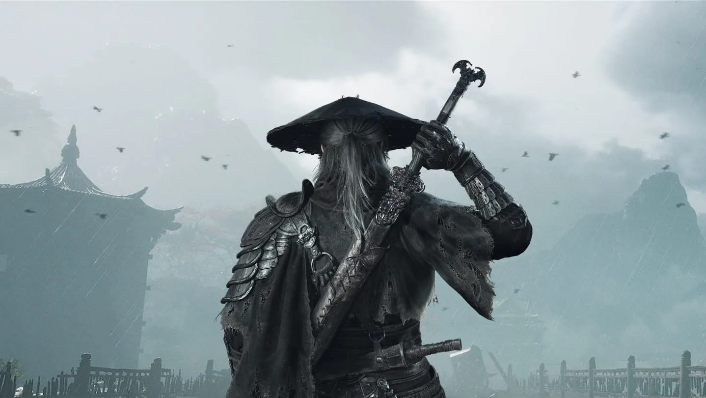 Screenshot de combate dinâmico em Phantom Blade Zero