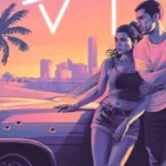 Arte de GTA VI usada no anúncio do álbum Grand Theft Auto VI: The Album