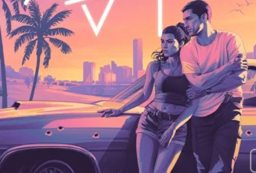Arte de GTA VI usada no anúncio do álbum Grand Theft Auto VI: The Album
