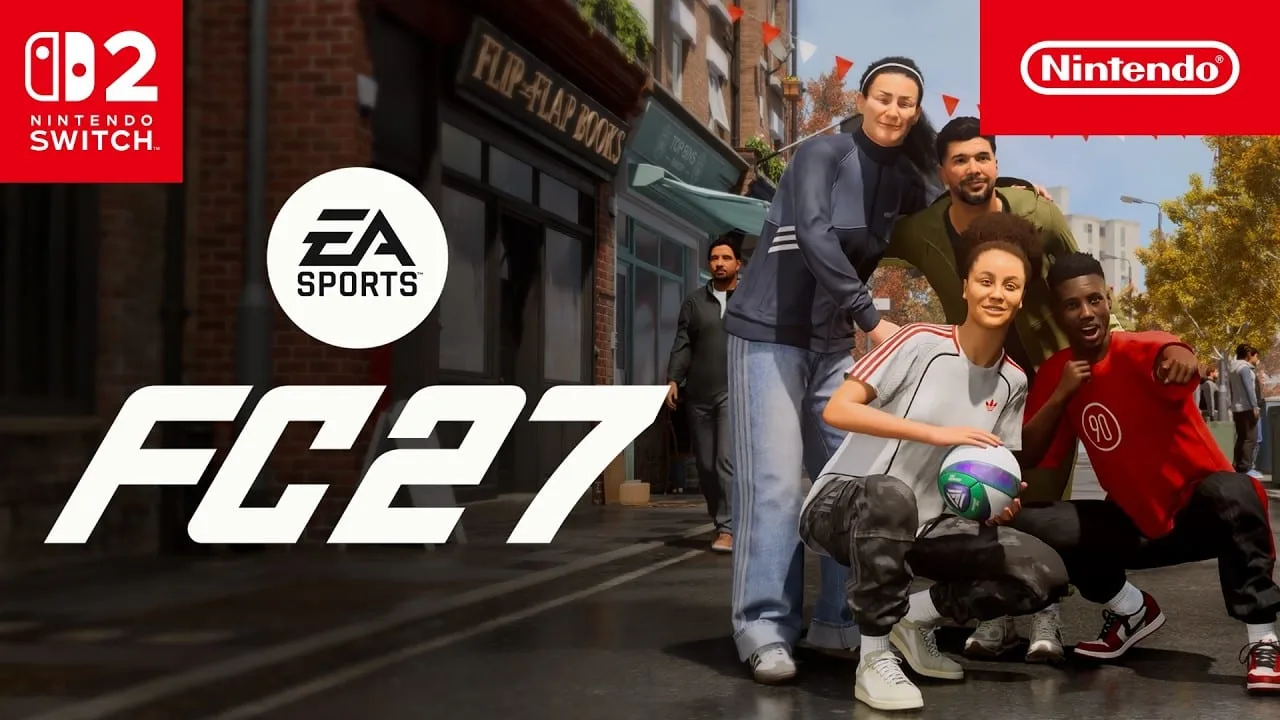 EA SPORTS FC 27 no trailer oficial de pré-venda para Nintendo Switch 2