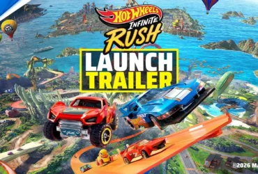 Hot Wheels Infinite Rush no trailer de lançamento para PS5
