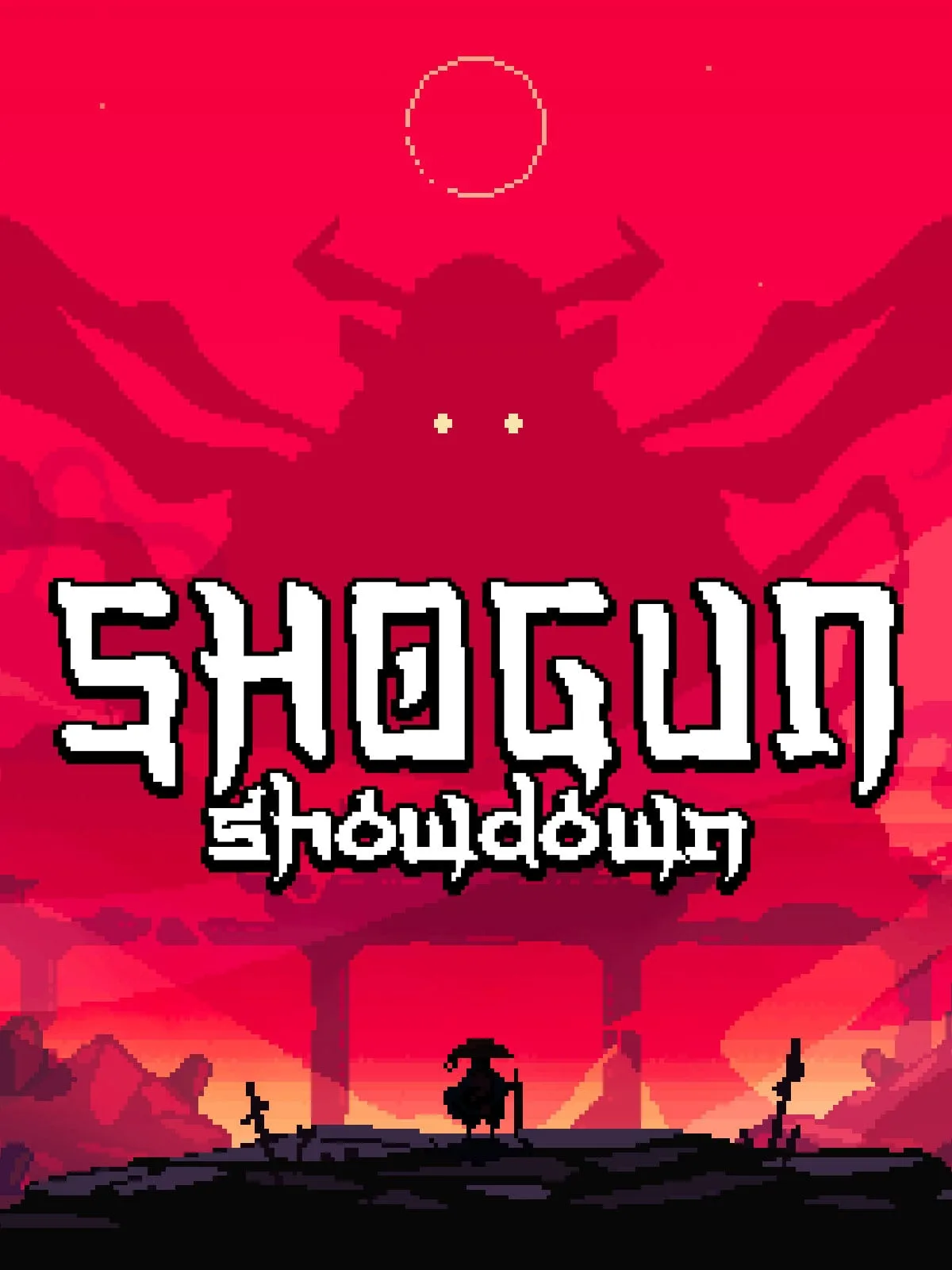 Imagem oficial de Shogun Showdown mostrando a arte do jogo