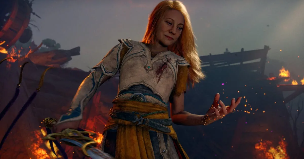 Imagem promocional de God of War: Laufey no PS5