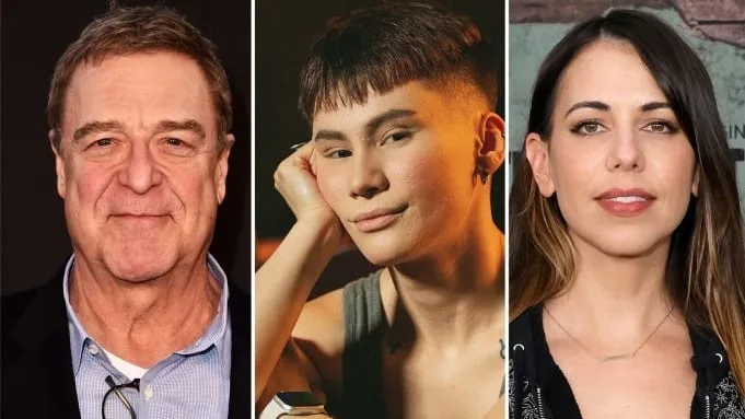 John Goodman, Ian Alexander e Laura Bailey em imagem relacionada a The Last of Us