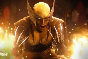 Marvel’s Wolverine em destaque com arte promocional do jogo para PlayStation 5