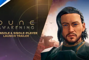 Thumbnail do trailer de lançamento de Dune: Awakening no PS5