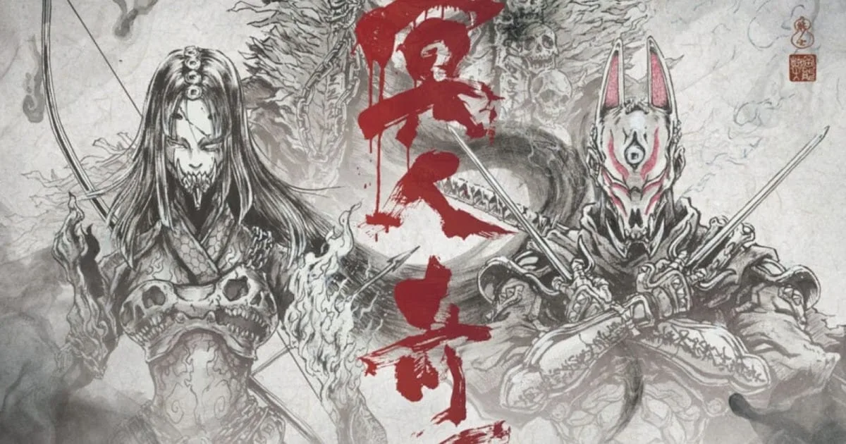 Arte de Ghost of Tsushima: Legends destacando o anime adiado para 2028
