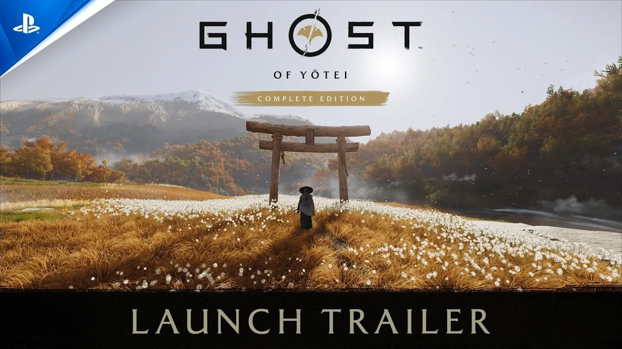 Arte de Ghost of Yōtei: Edição Completa destacando a nova versão do jogo