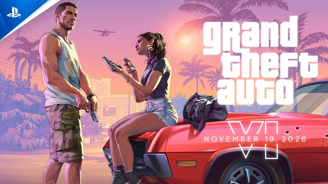 Imagem do trailer de lançamento de Grand Theft Auto VI no PS5