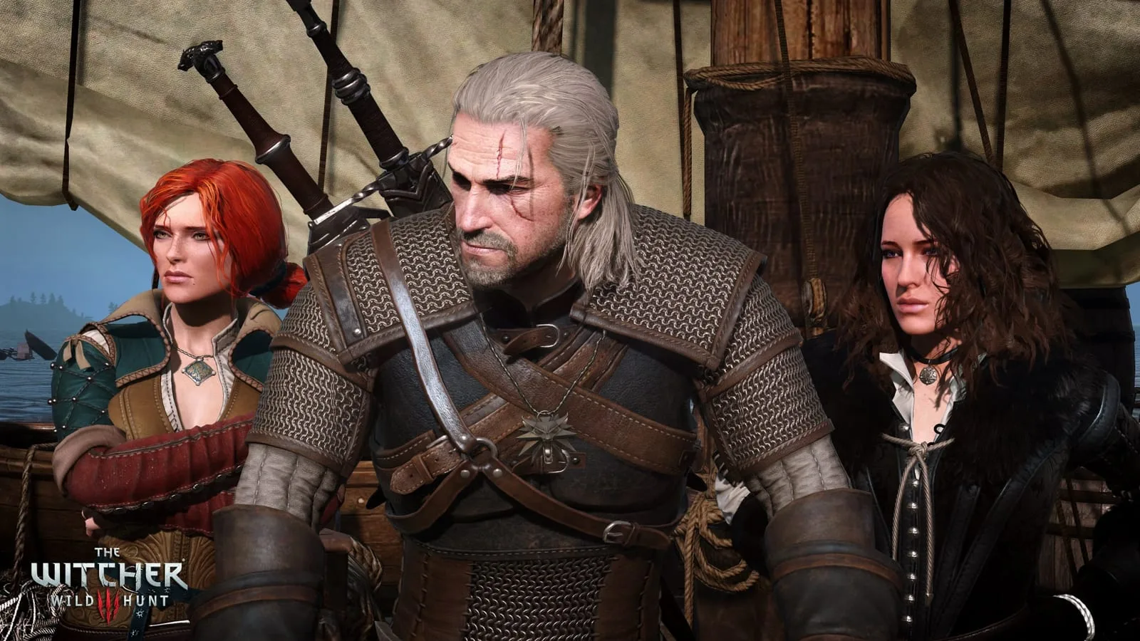 The Witcher 3 Wild Hunt com Geralt de Rívia em cena promocional